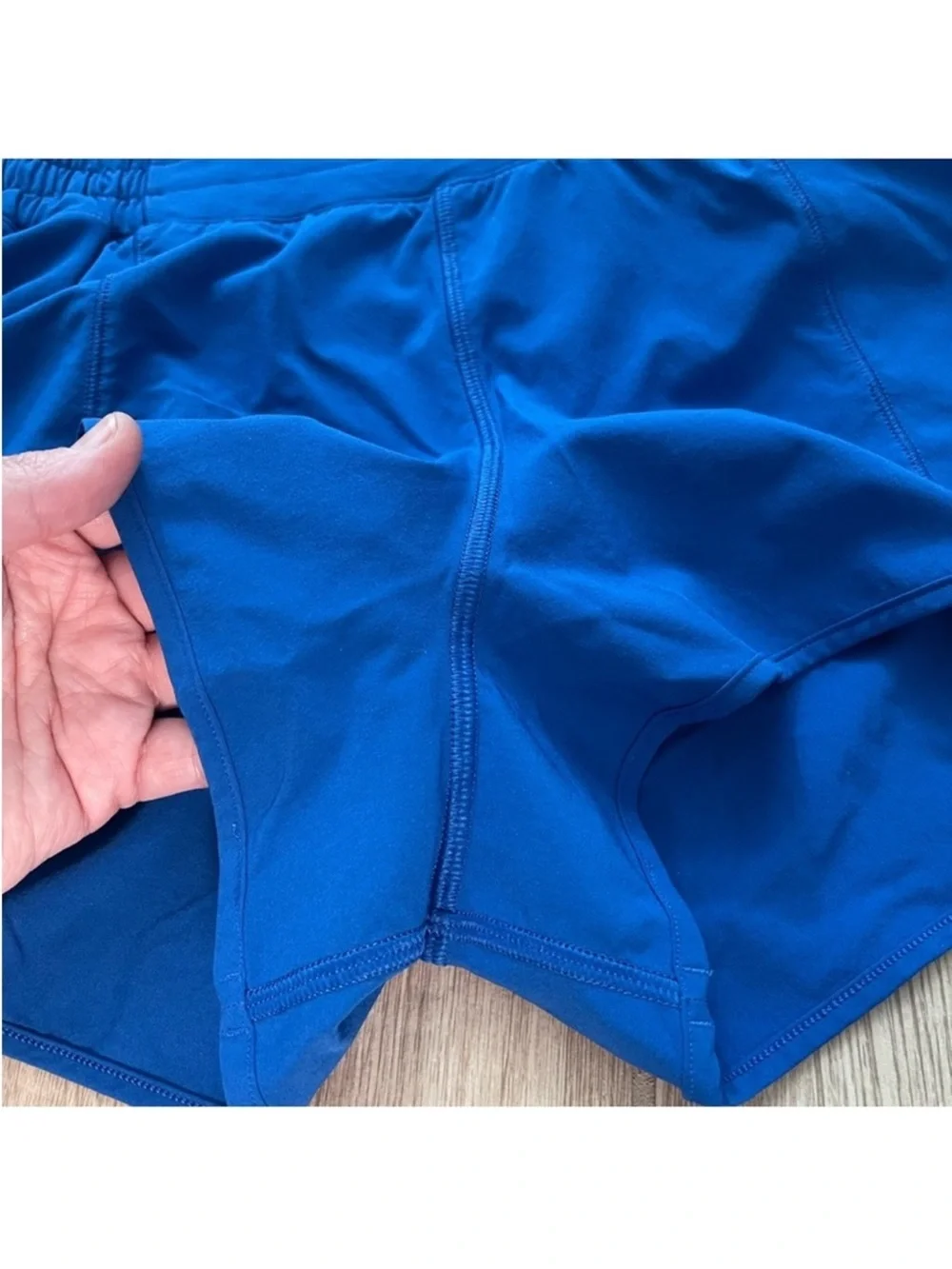 Lululemon Hotty Hot High Rise Lined Shorts Galactic Cobalt 2.5